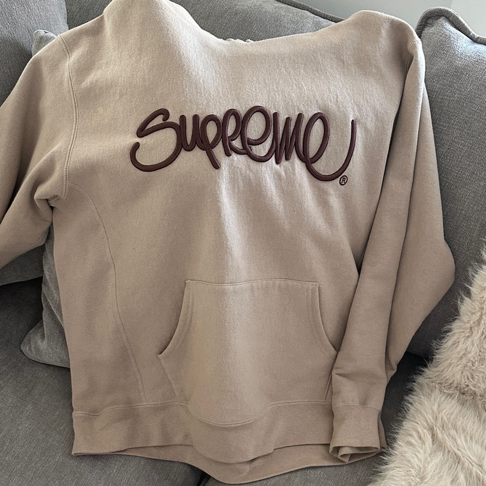 Supreme Tan Crewneck Sweater